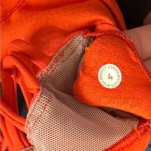 Lululemon free to be Vibrant Orange Sports Bra
